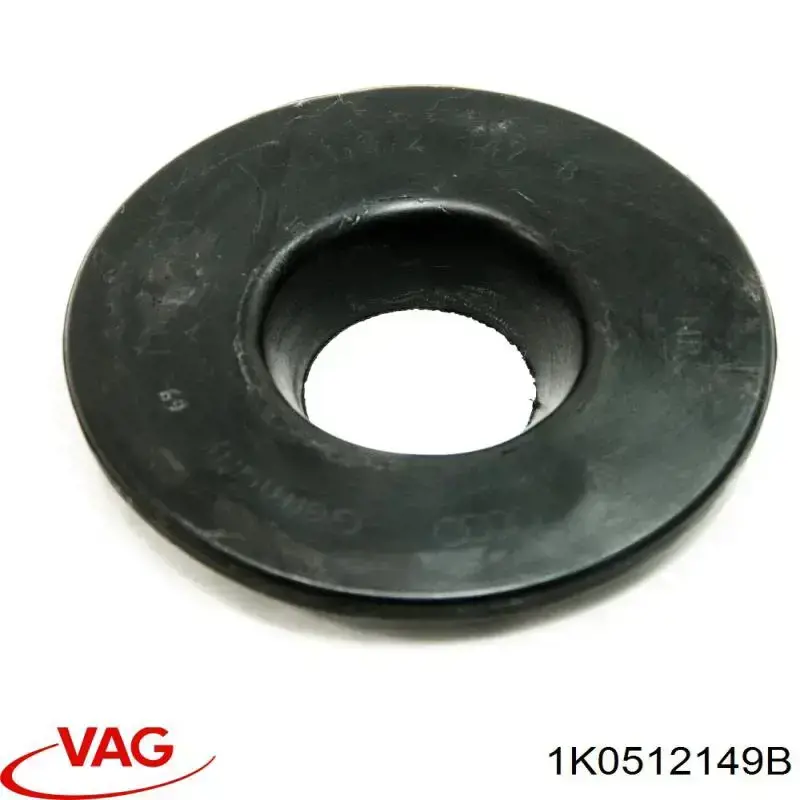 1K0512149B VAG Aislador de resorte trasero superior