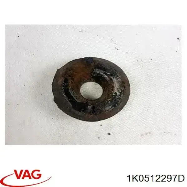 Aislador de resorte trasero inferior de goma 1KD512297 VAG