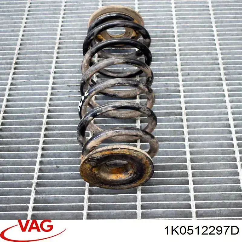 Aislador de resorte trasero inferior de goma 1KD512297 VAG
