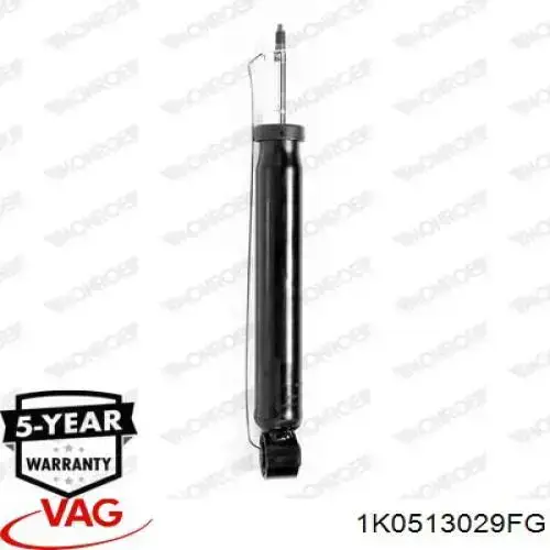 Amortiguador trasero VAG 1K0513029FG precio, desde 34,13 EUR