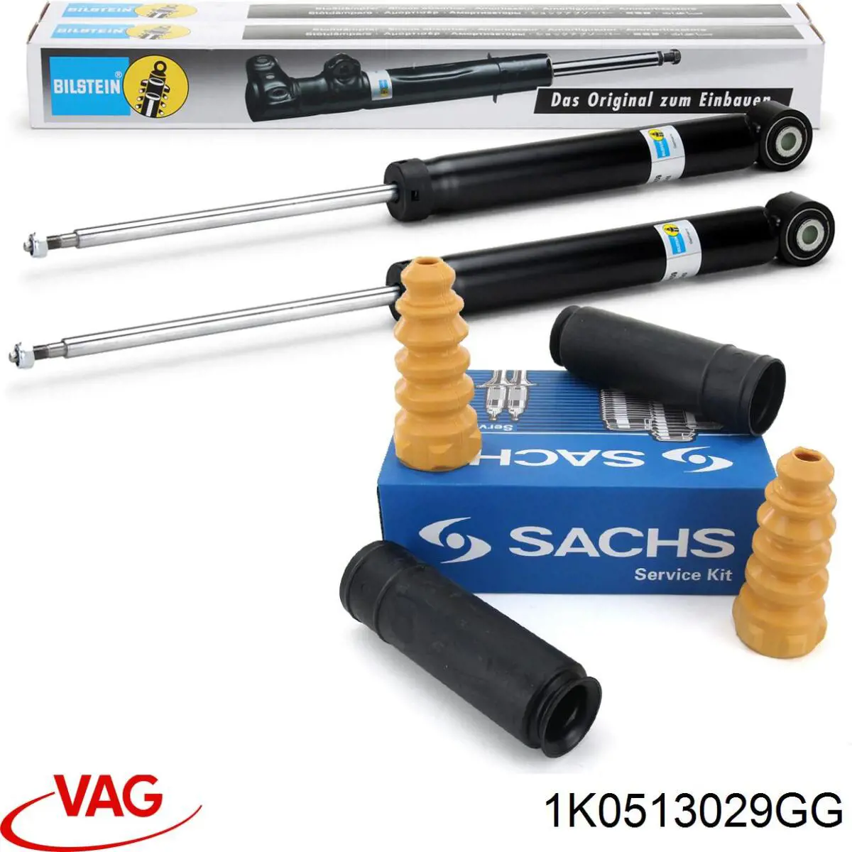 Amortiguador trasero VAG 1K0513029GG precio, desde 31,94 EUR