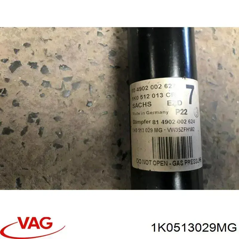 Amortiguador trasero VAG 1K0513029MG precio, desde 31,94 EUR