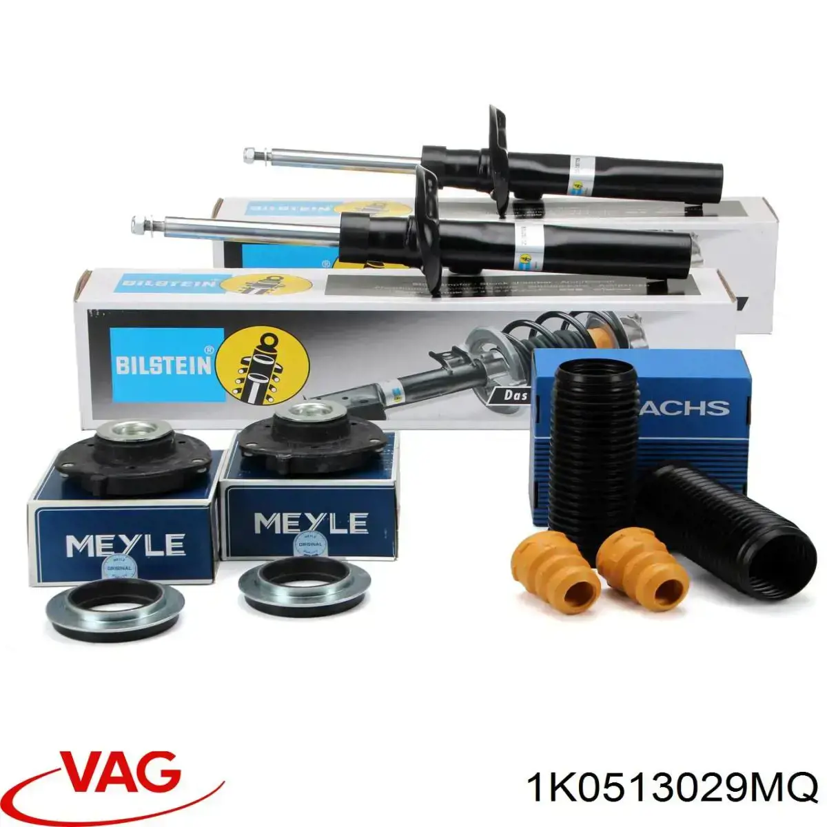 Amortiguador trasero 1K0513029MQ VAG
