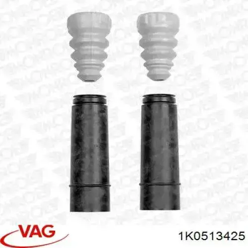 Caperuza protectora/fuelle, amortiguador trasero  VAG 1K0513425
