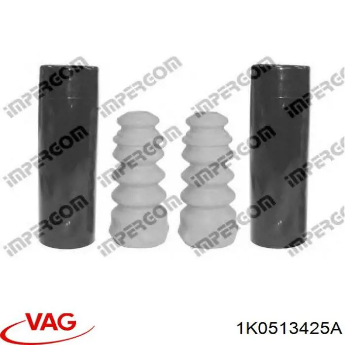 Guardapolvo amortiguador trasero 1K0513425A VAG