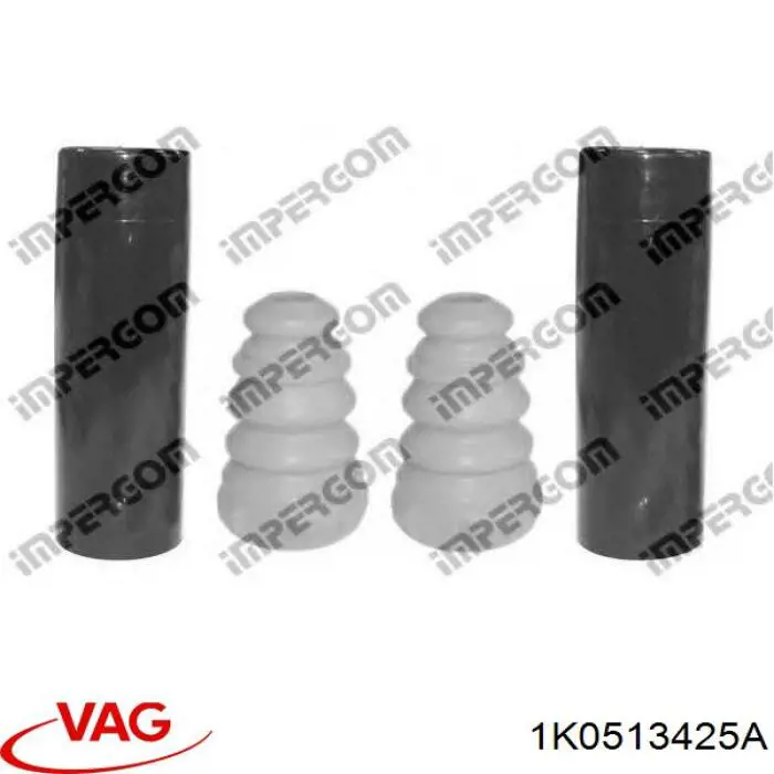 Caperuza protectora/fuelle, amortiguador trasero  VAG 1K0513425A
