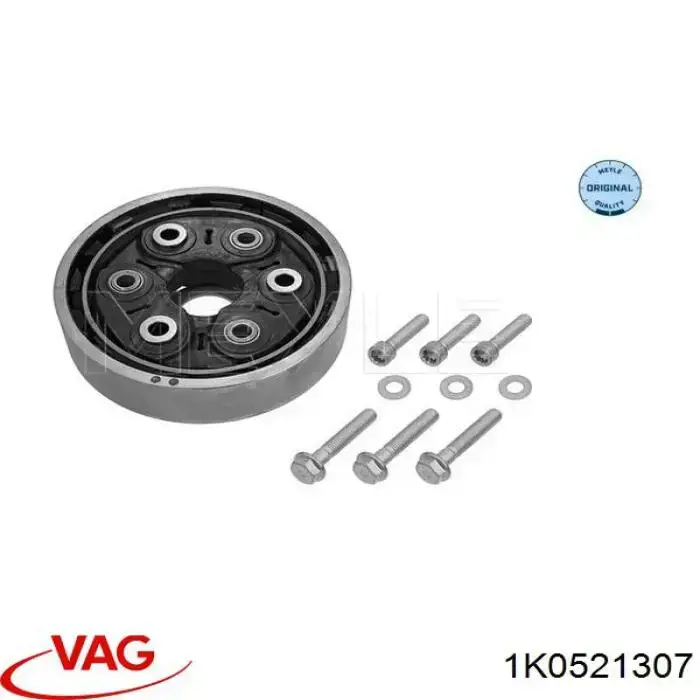 Acoplamiento elástico trasero del cardán VAG 1K0521307 precio, desde 149,99 EUR
