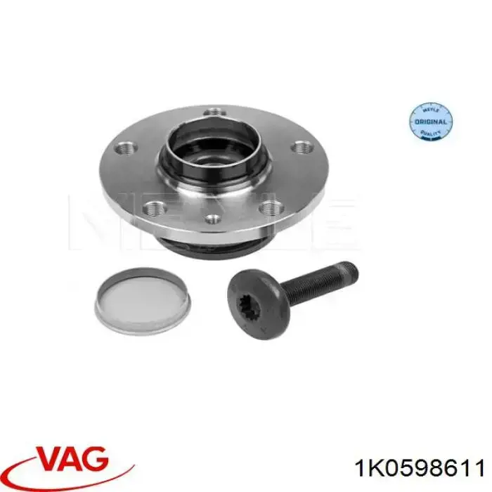 Comprar 1K0598611 VAG Cubo de rueda, Eje trasero