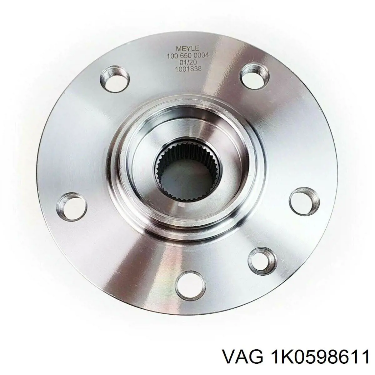Cubo de rueda trasero 1K0598611 VAG