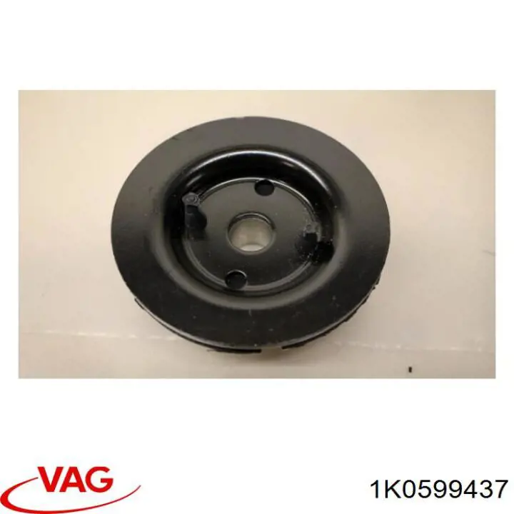 1K0599437 VAG silentblock, soporte de diferencial, eje trasero, trasero