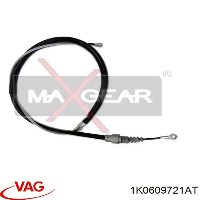 Comprar 1K0609721AT VAG Cable de freno de mano trasero derecho/izquierdo