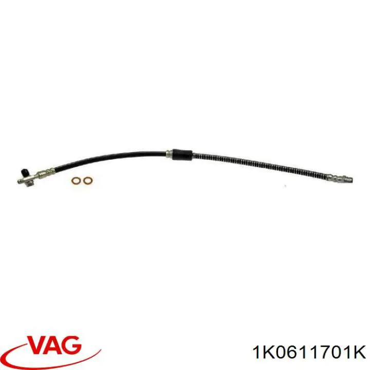 Latiguillo de freno delantero Volkswagen Jetta 5 1K2