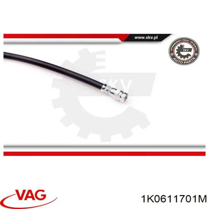 Tubo flexible de frenos delantero VAG 1K0611701M