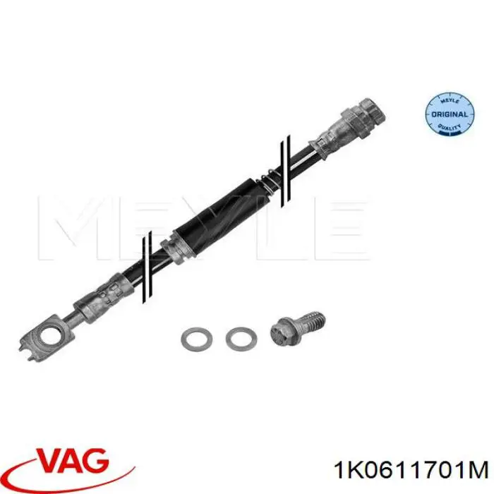Latiguillos de freno delantero VAG 1K0611701M precio, desde 15,81 EUR