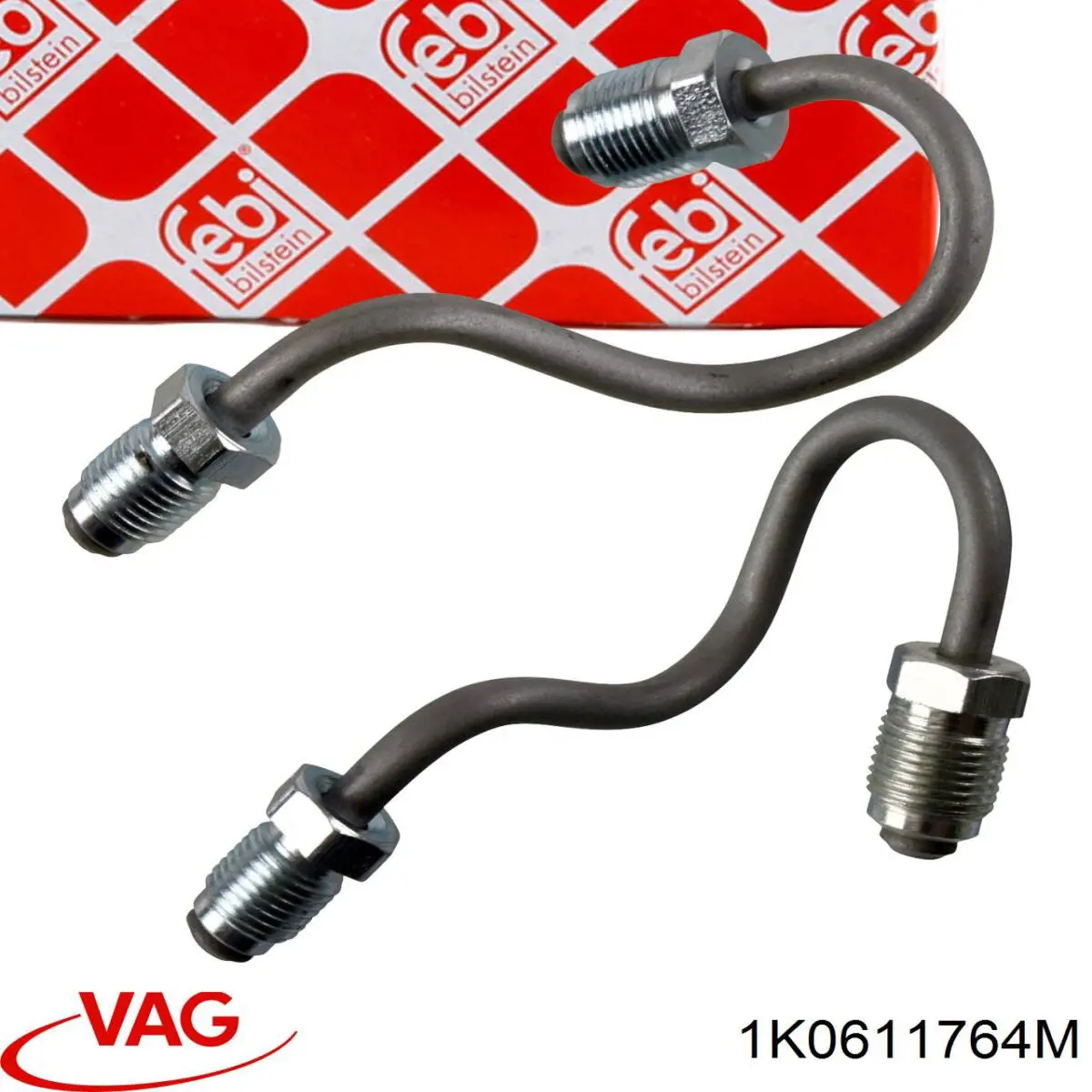 Tubo flexible de frenos trasero derecho  VAG 1K0611764M