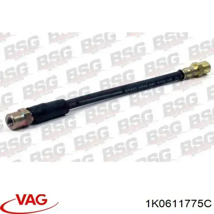 Latiguillo de freno trasero 1K0611775C VAG
