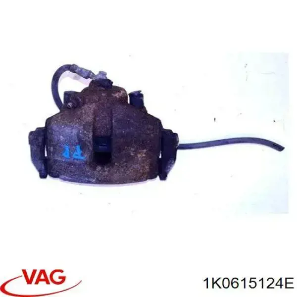 Pinza de freno delantera derecha 1K0615124E VAG
