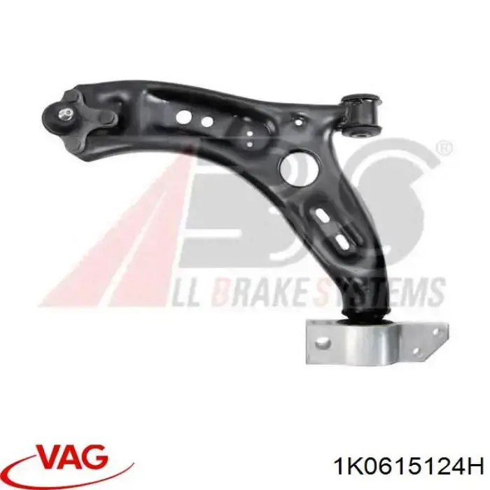 1K0615124H VAG Pinza de freno delantera derecha