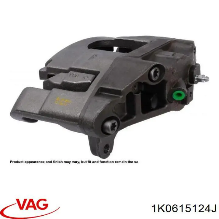 Pinza de freno delantera derecha 1K0615124J VAG