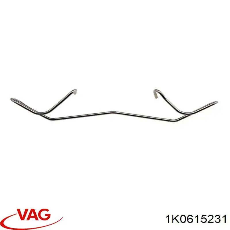 Comprar 1K0615231 VAG Juego de resortes de sujeción de pastillas de freno traseras