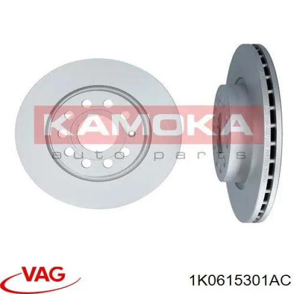 Disco de freno delantero VAG 1K0615301AC
