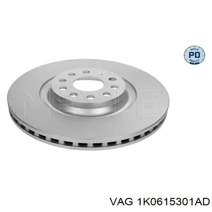 Disco de freno 1K0615301AD VAG