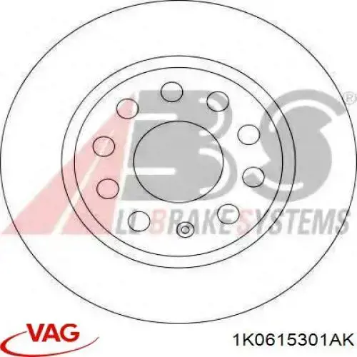 Frenos delanteros VAG 1K0615301AK precio, desde 30,92 EUR