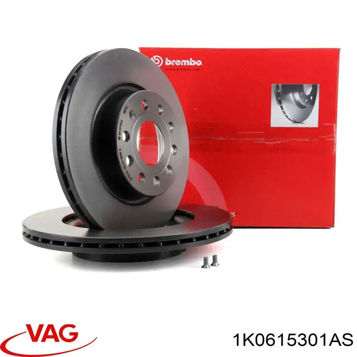 Comprar 1K0615301AS VAG Freno de disco delantero
