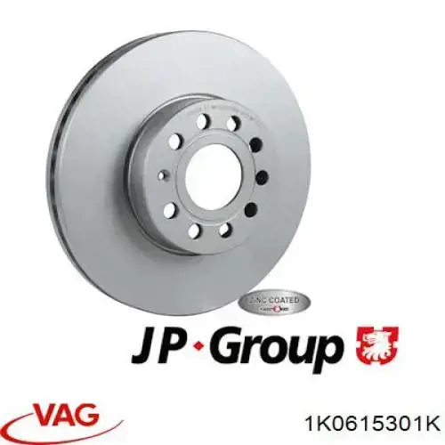 Freno de disco delantero Volkswagen Caddy 2 9K9