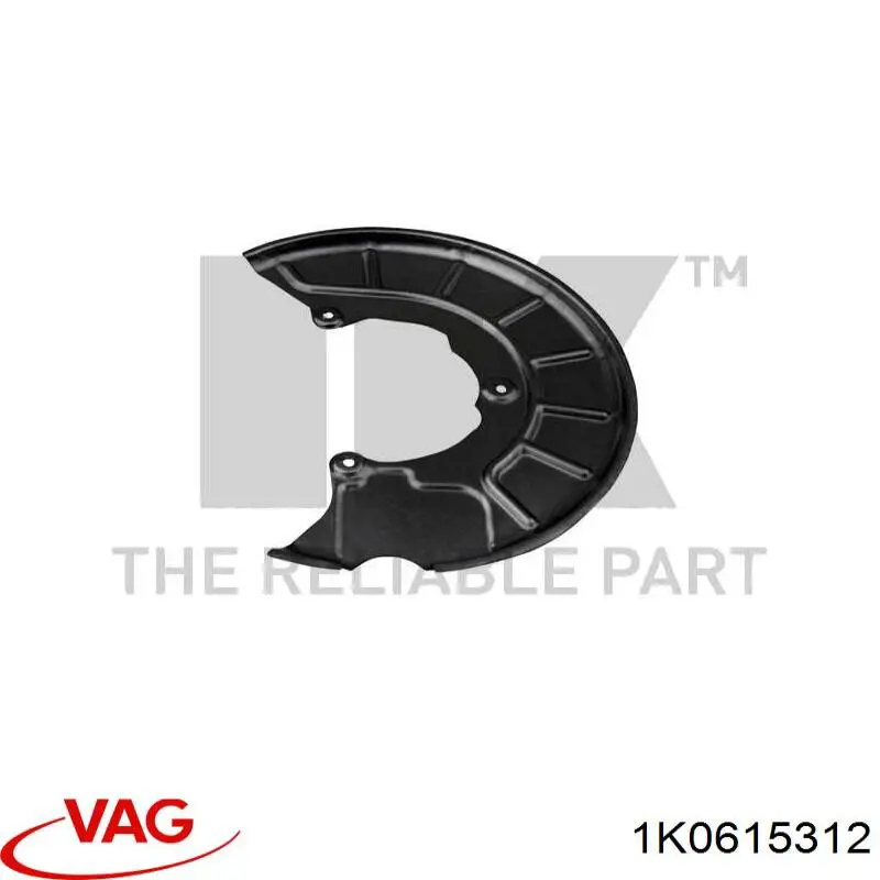 Mangueta delantera izquierda VAG 1K0615312 precio, desde 71,15 EUR
