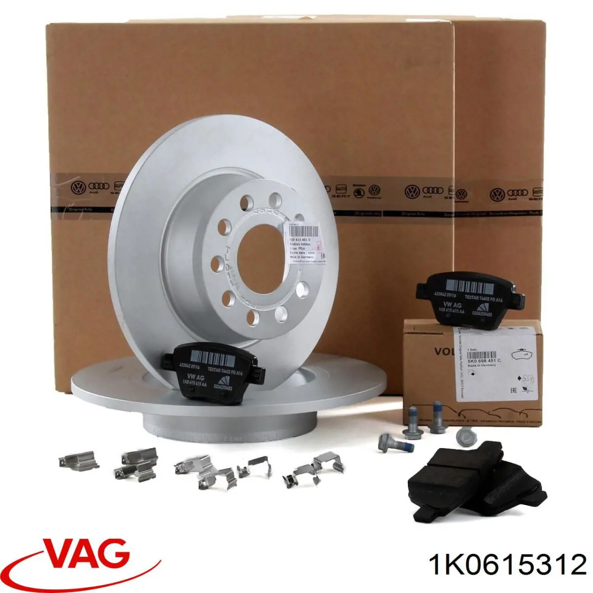 Comprar 1K0615312 VAG Mangueta delantera izquierda
