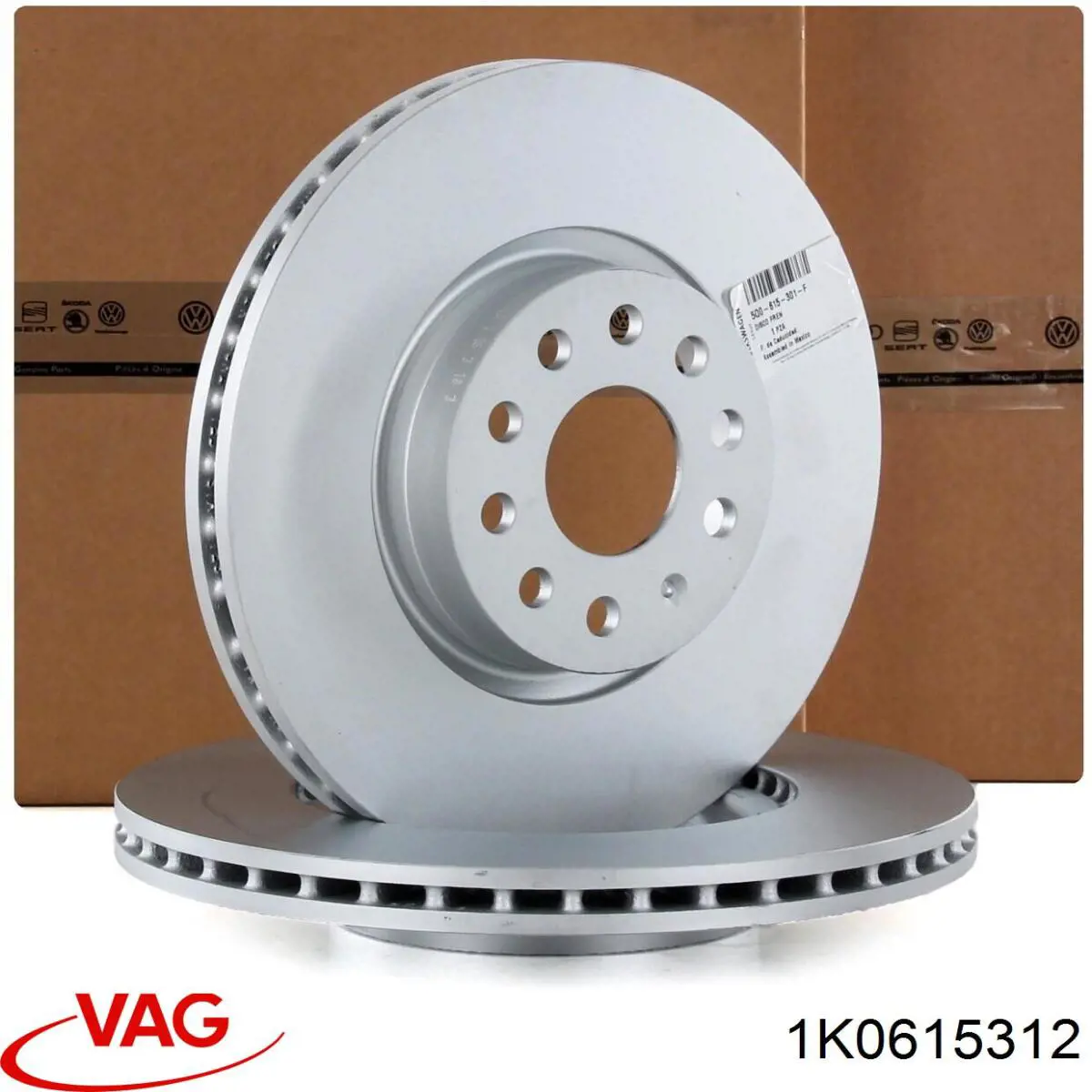 Mangueta delantera izquierda 1K0615312 VAG