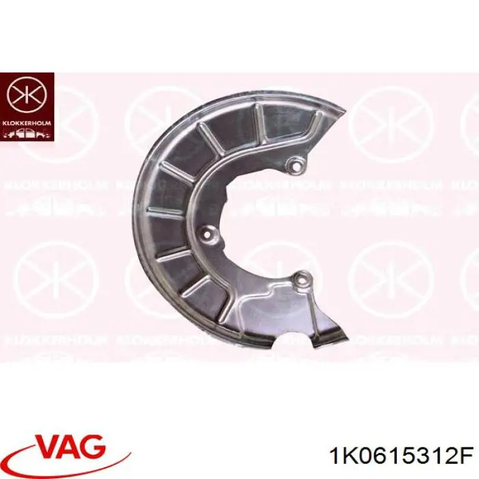 Protector de disco de freno delantero derecho VAG 1K0615312F precio, desde 13,58 EUR