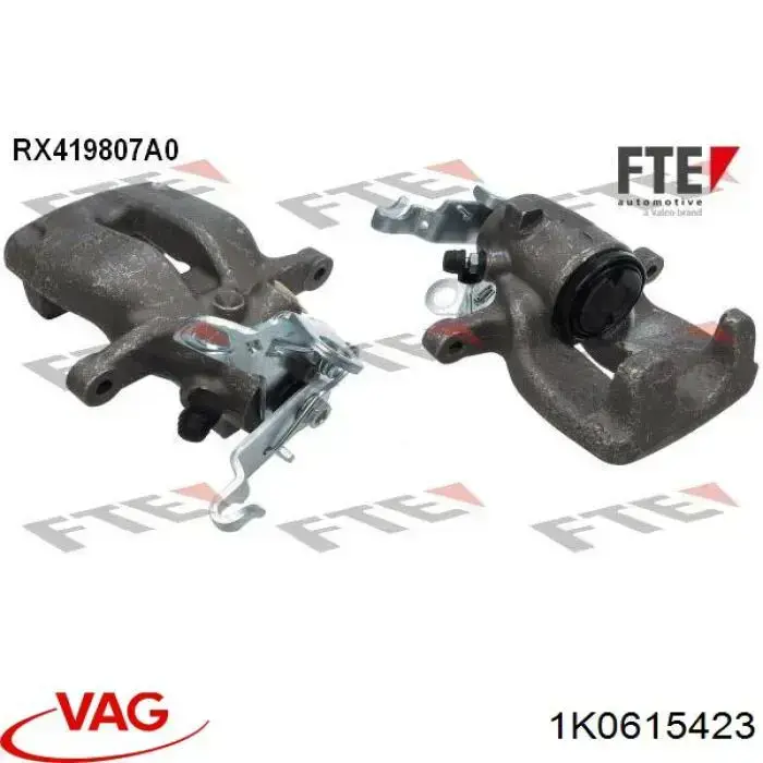 Pinza de freno trasera izquierda VAG 1K0615423 precio, desde 6,66 EUR
