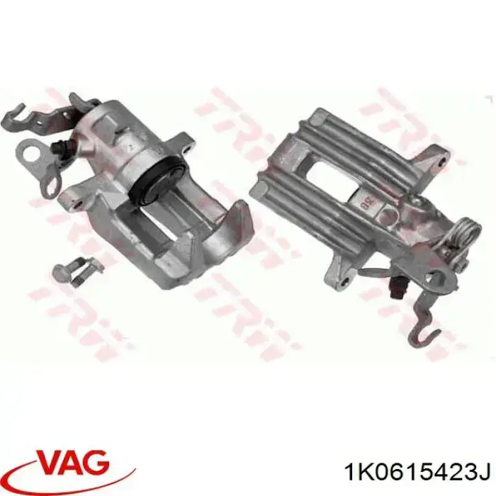 1K0615423J VAG Pinza de freno trasera izquierda