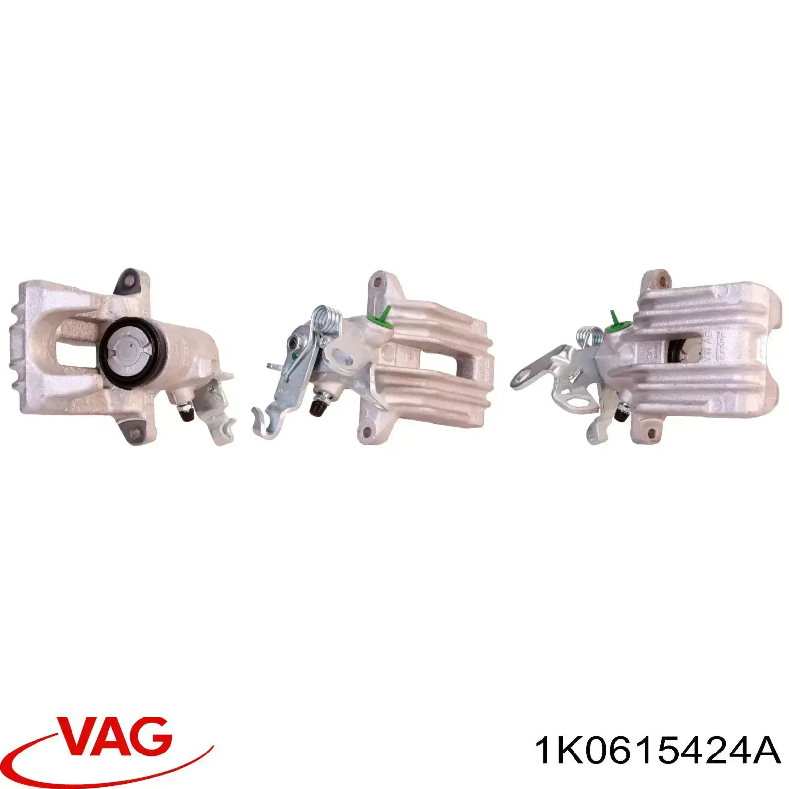 Comprar 1K0615424A VAG Pinza de freno trasera derecha
