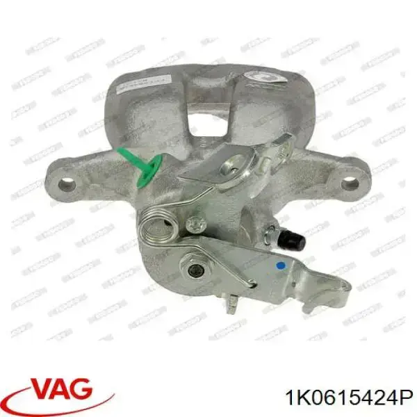 1K0615424P VAG Pinza de freno trasera derecha