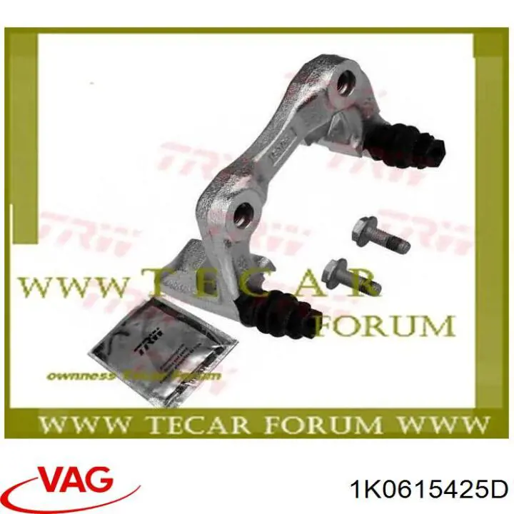 1K0615425D VAG soporte, pinza de freno trasera