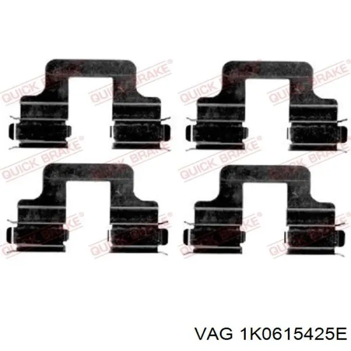 1K0615425E VAG soporte, pinza de freno trasera