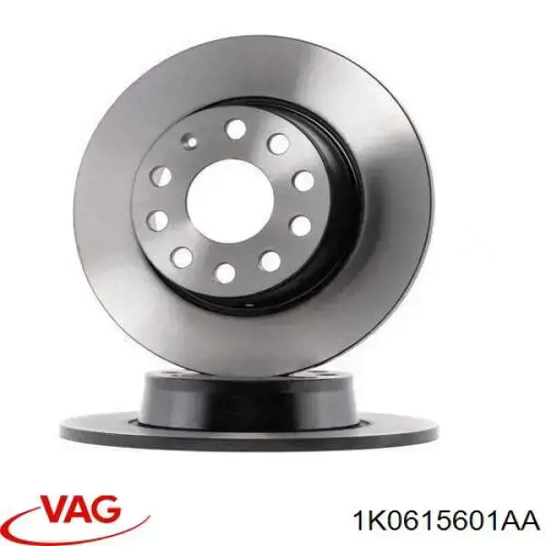 Disco de freno trasero VAG 1K0615601AA precio, desde 28,38 EUR