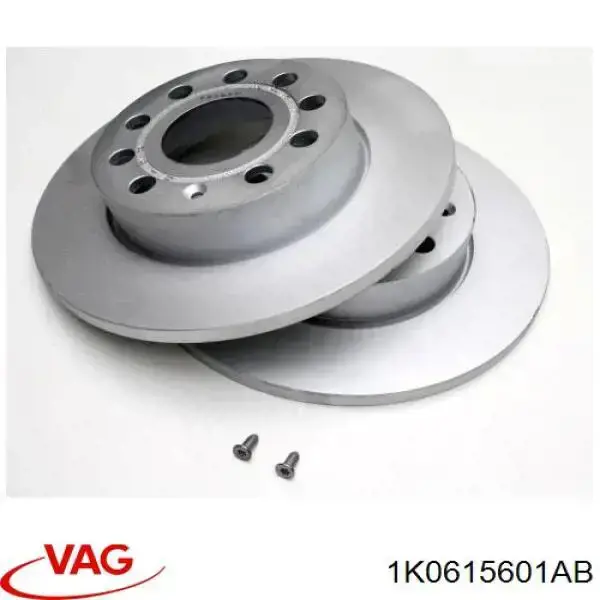 Disco de freno trasero VAG 1K0615601AB precio, desde 27,10 EUR