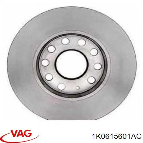 Comprar 1K0615601AC VAG Disco de freno trasero