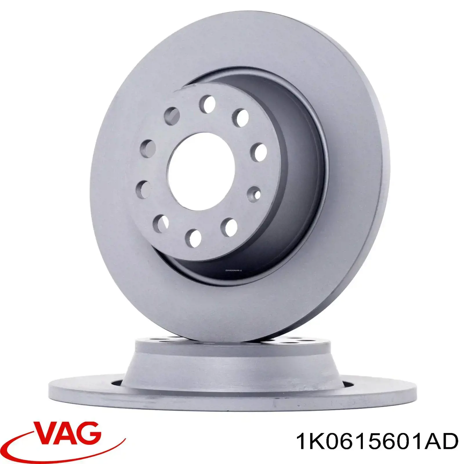 Disco de freno trasero 1K0615601AD VAG
