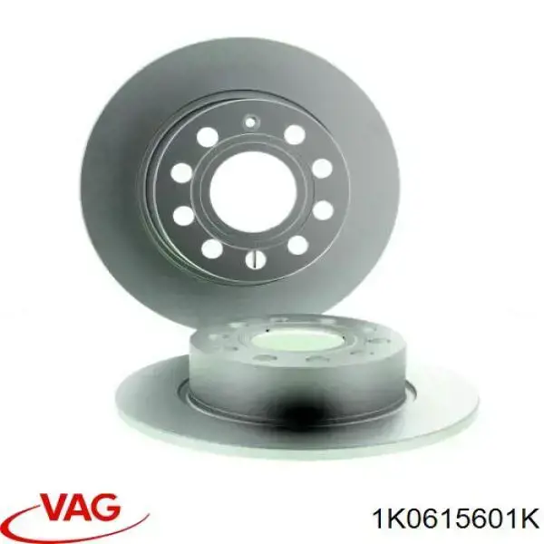 Comprar 1K0615601K VAG Disco de freno trasero