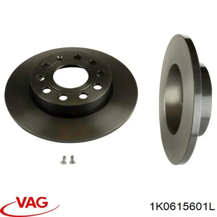 Disco de freno trasero VAG 1K0615601L precio, desde 24,01 EUR