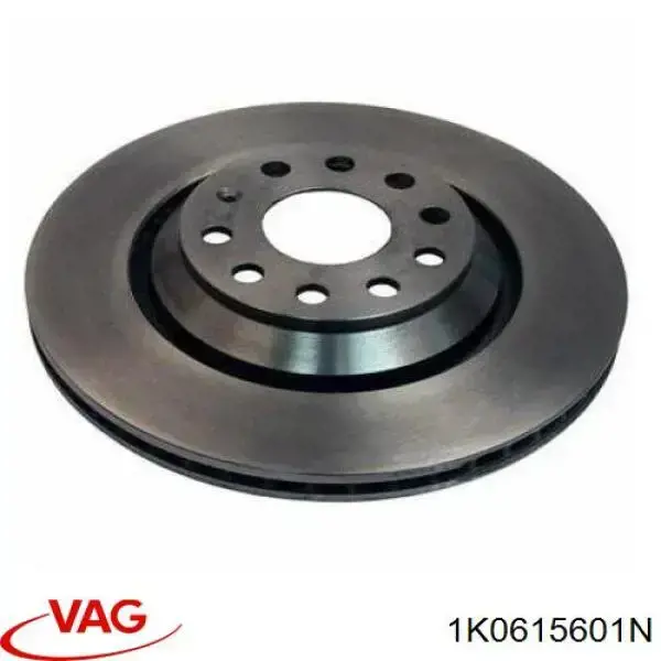 Disco de freno trasero 1K0615601N VAG
