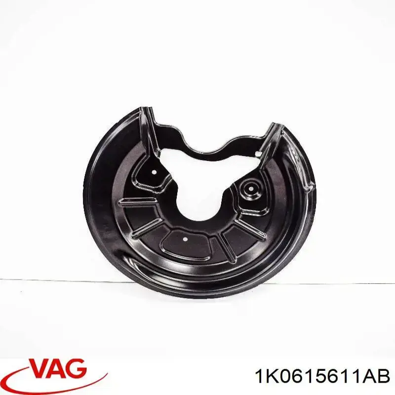 Protector de disco de freno trasero izquierdo 1K0615611AB VAG