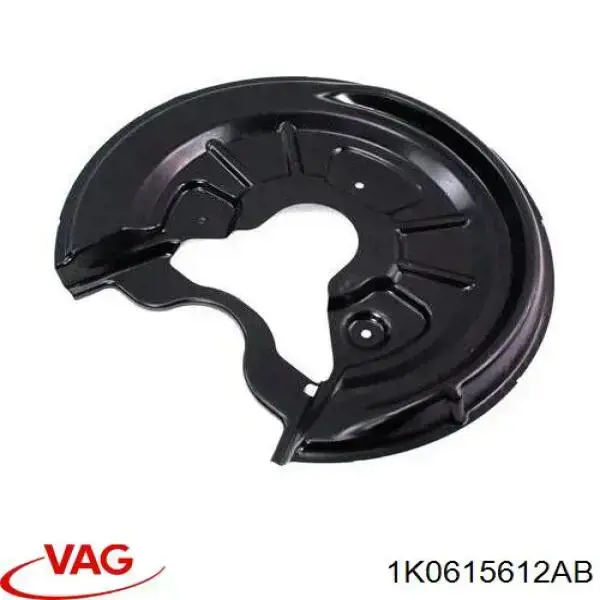 Comprar 1K0615612AB VAG Protector de disco de freno trasero derecho