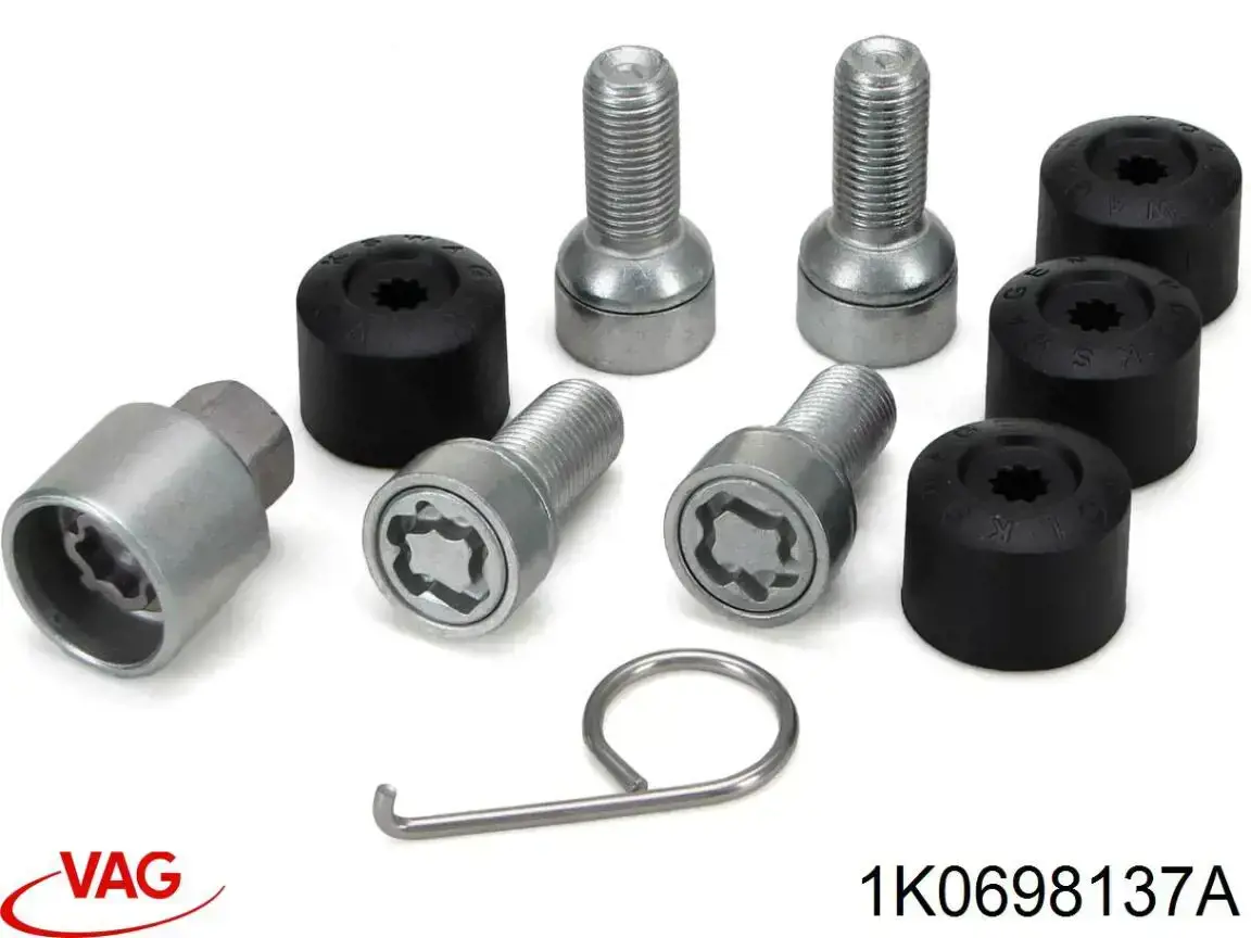 Tornillo de rueda WHT001814B524 VAG