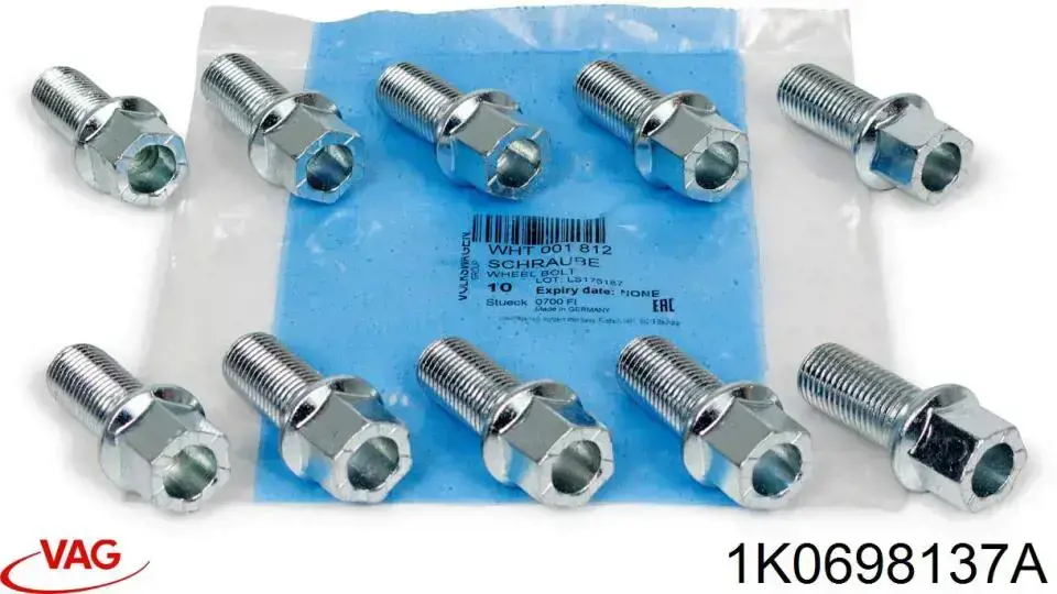 WHT001814B524 VAG Tornillos para llantas
